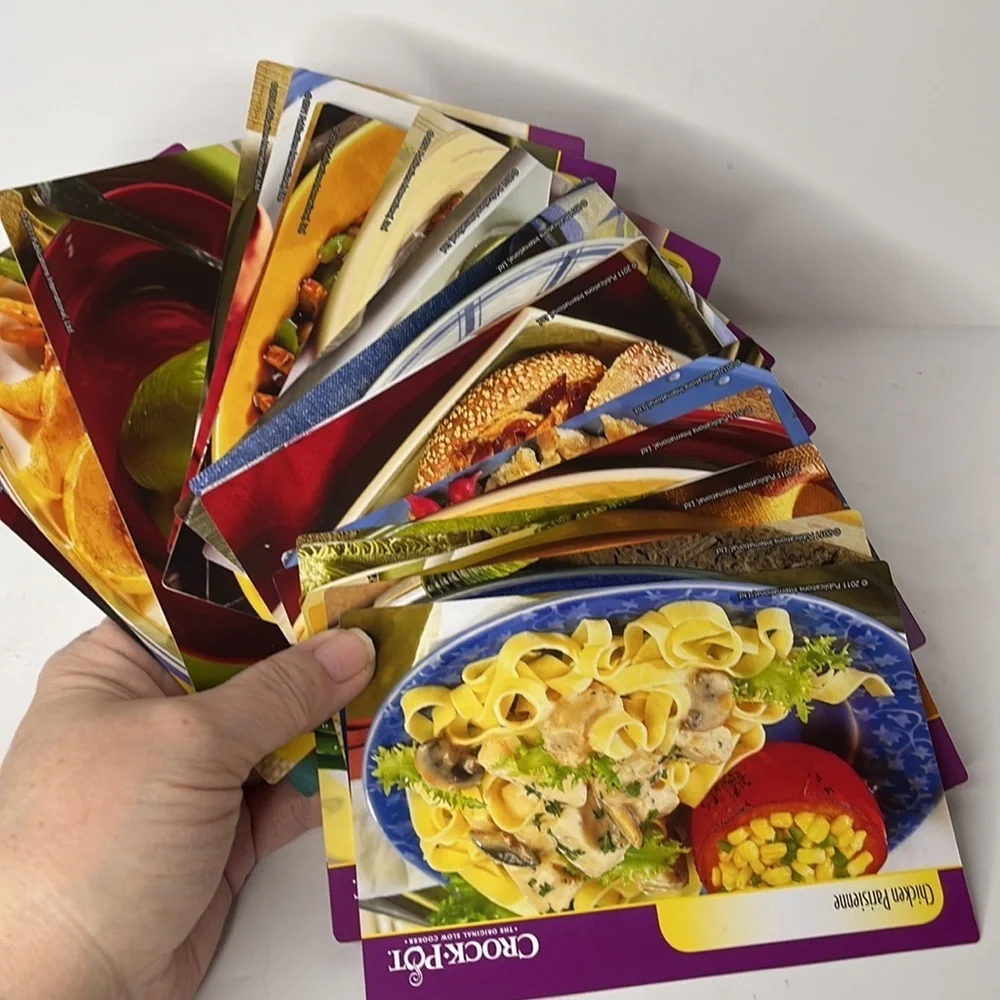 Crock-Pot Recipe Card Collection Tin‎ Box The Original and #1 Brand Slow Cooker